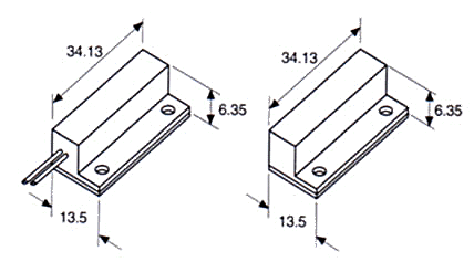 門(mén)磁開(kāi)關(guān)（磁性開(kāi)關(guān)/接近開(kāi)關(guān)/接近傳感器）DC-1551尺寸規(guī)格